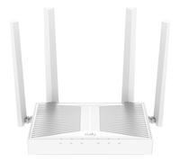Cudy Router AX3000 Gigabit Mesh Wi-Fi 6, 5 Puertos GbE, VPN, WR3000E | 2402 574 Mbps Wi-Fi 6, OFDMA de doble banda, procesador de doble núcleo a 1,2 GHz, 5 puertos GbE, 4 antenas, sol