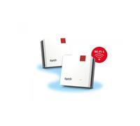 Mesh Set FRITZMESH SET 1600 2-PACK EDITION INTERNATIONAL Doble banda (2,4 GHz / 5 GHz) Wi-Fi 6 (802.11ax) Rojo, Blanco Interno