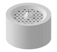 Mesh Shower Drain Cover, Bathroom Hair Trap, Strainer Cover with Silicone, Bathtub Floor Protector, Square Clog Prevention Device for Home and Laundry Room Sink Kitchen