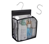 Mesh Shower Organizer - 23 x 9,5 x 19,5 cm Hangable Storage Basket With Hook | Bathroom Storage Bag | Hanging Mesh Shower Storages Bag For College Dorm Gym Swimming RV Travel Beach Pool