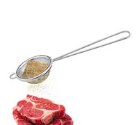 Mesh Sieve - 6.5x1.97 Inches Fine Mesh Strainer | Baking Filtration Colander | Kitchen Meshs Strainer For Meal Prep Restaurant Apartment Kitchen Cocktail Tea Yogurt Coffee Drinks Flour Pastry