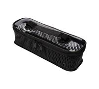 Mesh Soft Bait Organizer - Enhances Storage Efficiency, Sleek Black Heavy Duty Styling, 213g Lightweight + Portable Design, Professional Quality Woven Material Pouch - For Jigging & Fly Fishing