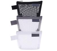 Mesh Storage Bag - Three-Dimensional Triangular Change Purse | Mini Nylon Cube Credit Card Bag, Multipurpose Organizer for Shopping Travel Office, Compact Sundries Holder