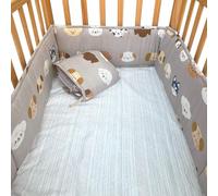 Mesh Wall Padding Panels, 4PCS, 2 Long + 2 Short, 5cm Foam (Line of Dogs) | Polyester mesh fabric, 5cm foam filling, 4 panels, 2 long 52 x 9.65 in + 2 short 27 x 9.65 in, foldable, tie straps