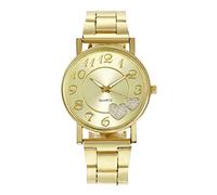 Mesh Wild Lady - Reloj creativo de moda para mujer, reloj iluminado para hombre, dorado, talla única