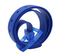 MESHIKAIER Unisex Mujer Hombre Cinturón de Silicona + Hebilla de Plástico (Royal Azul)