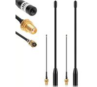 Meshtastic - Antena LoRa de 915 MHz 10 dBi de ganancia - Omni SMA conector macho de 17 cm de largo alcance (negro, paquete de 2)