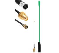 Meshtastic LoRa Antena 868 MHz10 dBi de ganancia - Omni SMA macho 17 cm largo alcance Soft Whip antena (verde)