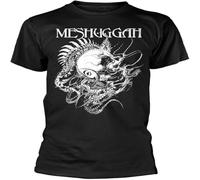 Meshuggah 'Spine Head' T-Shirt Casual Graphic Tops Black XXL