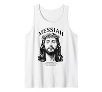 Mesías Mateo 11:28 Paz Verso de la Biblia Jesús religioso Camiseta sin Mangas