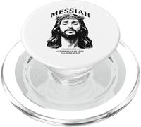 Mesías Mateo 11:28 Paz Verso de la Biblia Jesús religioso PopSockets PopGrip para MagSafe