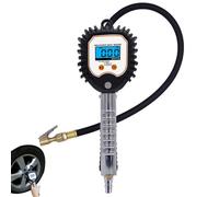 Mesicuggio di pressione per Pneumatici Digiali - Chuck ad Aria da 255 Psi con indicatore | Attaccamento pesante per Compressore d'aria, gonfifiore dei Pneumatici, auto, Camion, Motociclete e Bici