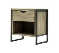 Mesilla de noche flow 55x40x60 beige 40 cm