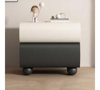 Mesilla de Noche giratoria Mesilla de Noche Colour Block Mesita de Noche Sofá de Moderna Mueble de Noche Mesita de Noche de Madera for Dormitorio, Salón(E,40cm/16in)