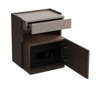 Mesilla de noche Mesita de noche moderna con caja fuerte oculta, mesita de noche de madera con cajones de almacenamiento, mesa auxiliar for dormitorio, sala de estar Mesilla de noche(Bruin)