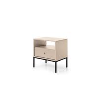Mesilla de noche mono 54x39x56 beige