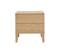 Mesilla de noche nórdica de madera clara FREDDY