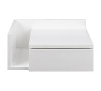 Mesilla de pared blanca con cajón NASTY