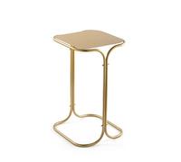 Mesita auxiliar con bandeja rectangular de metal h52 cm - eli