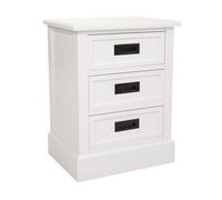 Mesita de madera blanca 45x35x60