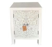 Mesita de madera de 2 puertas 42x32x55