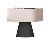 Mesita de noche compacta, moderna madera de pino con cajones, ideal para dormitorio, sala de estar, oficina, mesa auxiliar de apartamento