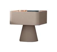 Mesita de noche compacta, moderna madera de pino con cajones, ideal para dormitorio, sala de estar, oficina, mesa auxiliar de apartamento