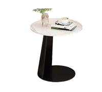 Mesita De Noche con Almacenamiento,Mesa De Centro Integrada Tipo C,con Una Mesa Espaciosa Y Una Capacidad De Peso De 50 Kg,Adecuada For Espacios Pequeños(Black)