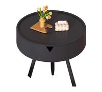 Mesita De Noche con Almacenamiento,Mesa De Centro Portátil Y Móvil,Doble Capa,con Una Capacidad De Peso De 10 Kg,Adecuada For Espacios Pequeños(Color3)