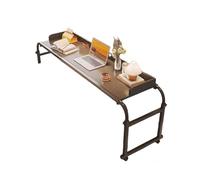 Mesita De Noche con Almacenamiento,Mesa Móvil sobre Cama con Almacenamiento Abierto,con Altura Y Ancho Ajustables,Equipada con Cuatro Ruedas(Color3)