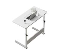 Mesita De Noche con Almacenamiento,Móvil, Mesita De Noche Incorporada con Altura Regulable Y Ruedas,Ocupa Una Superficie De 0,32 M²(White)