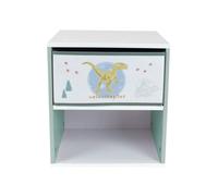 Mesita de noche con cajón Dinosaurios - Jurassic Word - FUN HOUSE - H.36 X L.33 X D.30 cm