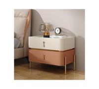 Mesita de noche con cajón, diseño que ahorra espacio para dormitorios, ideal para teléfonos, gafas y libros