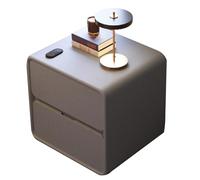 Mesita de Noche con Dos cajones, mesita de Noche, mesita de Noche for Dormitorio, con Gran Espacio de Almacenamiento, Adecuada for dormitorios, pasillos y Salones.(C,40cm(15.74in))