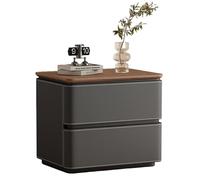 Mesita de Noche contemporánea, Mueble de Almacenamiento Minimalista escandinavo, Mesa Auxiliar para salón, Mueble de Almacenamiento para Dormitorio.(E,40CM(15.7in))