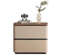 Mesita de Noche contemporánea, Mueble de Almacenamiento Minimalista escandinavo, Mesa Auxiliar para salón, Mueble de Almacenamiento para Dormitorio.(G,45CM(17.7in))