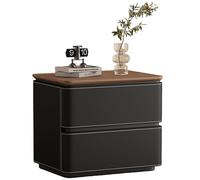 Mesita de Noche contemporánea, Mueble de Almacenamiento Minimalista escandinavo, Mesa Auxiliar para salón, Mueble de Almacenamiento para Dormitorio.(H,40CM(15.7in))