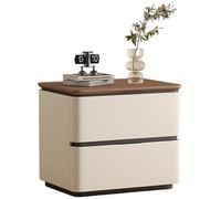 Mesita de Noche contemporánea, Mueble de Almacenamiento Minimalista escandinavo, Mesa Auxiliar para salón, Mueble de Almacenamiento para Dormitorio.(A,50CM(19.7in))