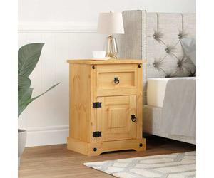 Mesita de noche Corona Range pino mexicano 53x39x66 cm