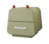 Mesita de noche de almacenamiento, mesa auxiliar de madera con cajones para dormitorio, elegante organizador pequeño para decoración del hogar