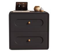 Mesita de Noche de Estilo Moderno con Dos cajones y Gran Capacidad de Almacenamiento. Ideal for dormitorios, Salones y mesitas auxiliares,de Noche Mesa Auxiliar Salón(C,45cm(17.71inch))