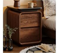 Mesita De Noche De Madera Mesa Auxiliar con 2 Cajones Mesilla De Noche Sencilla Minimalista for Dormitorio,Salón,Mesillas De Noche(E,25 * 40 * 50cm)