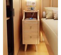 Mesita de Noche de Madera Mesilla de Noche Estrecha Dormitorio Mesita de Noche Moderna Mesita de Noche Sencilla for Dormitorio, Salón Extremo del Sofá for Dormitorio(C,40cm/16in)