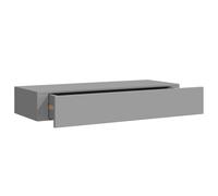 Mesita de Noche Flotante con Cajón, Estante de Noche Montado en la Pared, Almacenamiento Que Ahorra Espacio para Dormitorio, Sala de Estar, Entrada, Unidad de (60x23,5x10cm)