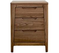 Mesita de noche genérica para dormitorio, mesita de noche de roble blanco, armario de almacenamiento de madera maciza europea, moderna mesita de noche de madera maciza, almacenamiento multiusos para