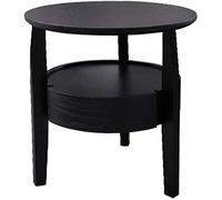 Mesita de noche genérica para dormitorio, mesita de noche, nórdico, de madera maciza, redonda, moderna, minimalista, para dormitorio, taquilla creativa, sala de estar, un par de pequeñas mesas de café