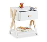 Mesita de noche infantil Cómoda niños Mueble infantil Mesita cabecera nube