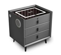 Mesita de noche inteligente con 3 cajones para mejorar la organización y almacenamiento del dormitorio