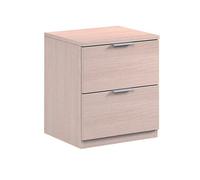 Habitdesign Mesita de Noche, Book Oficina, Modelo Low Cost, Acabado en Roble, Medidas: 38 cm (Ancho) x 45 cm (Alto) x 34 cm (Fondo)