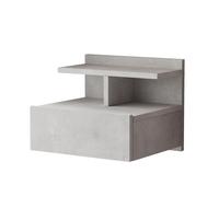 Mesita de noche luvio ns40 1d 40x36x32 gris